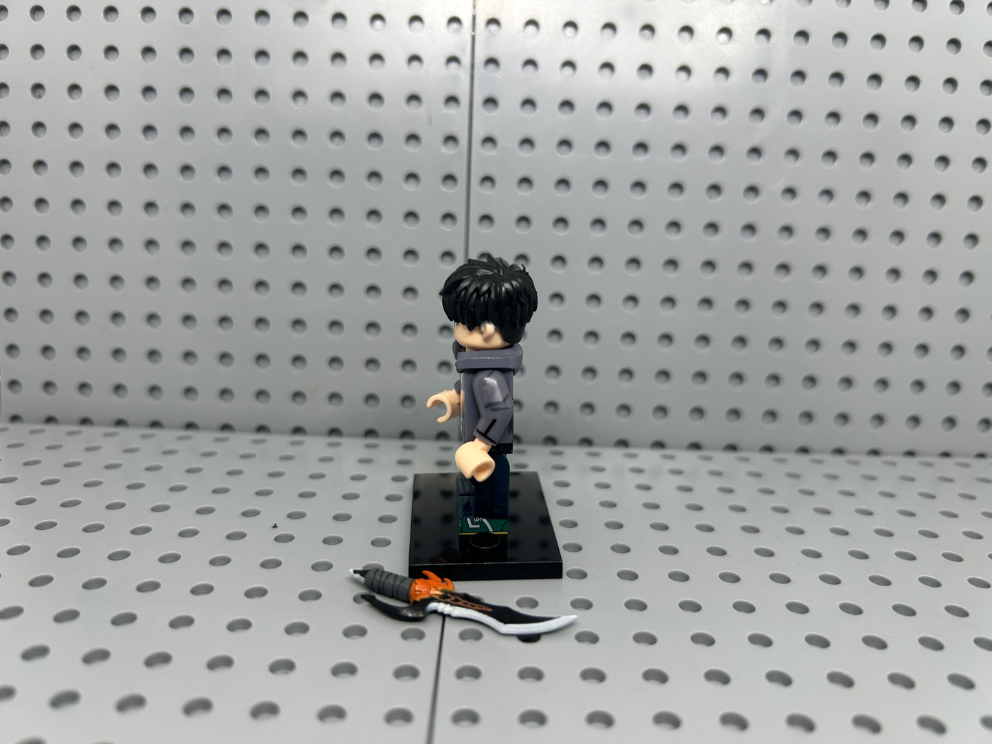 Dark Sovereign Fighter Custom Block-Style Figure