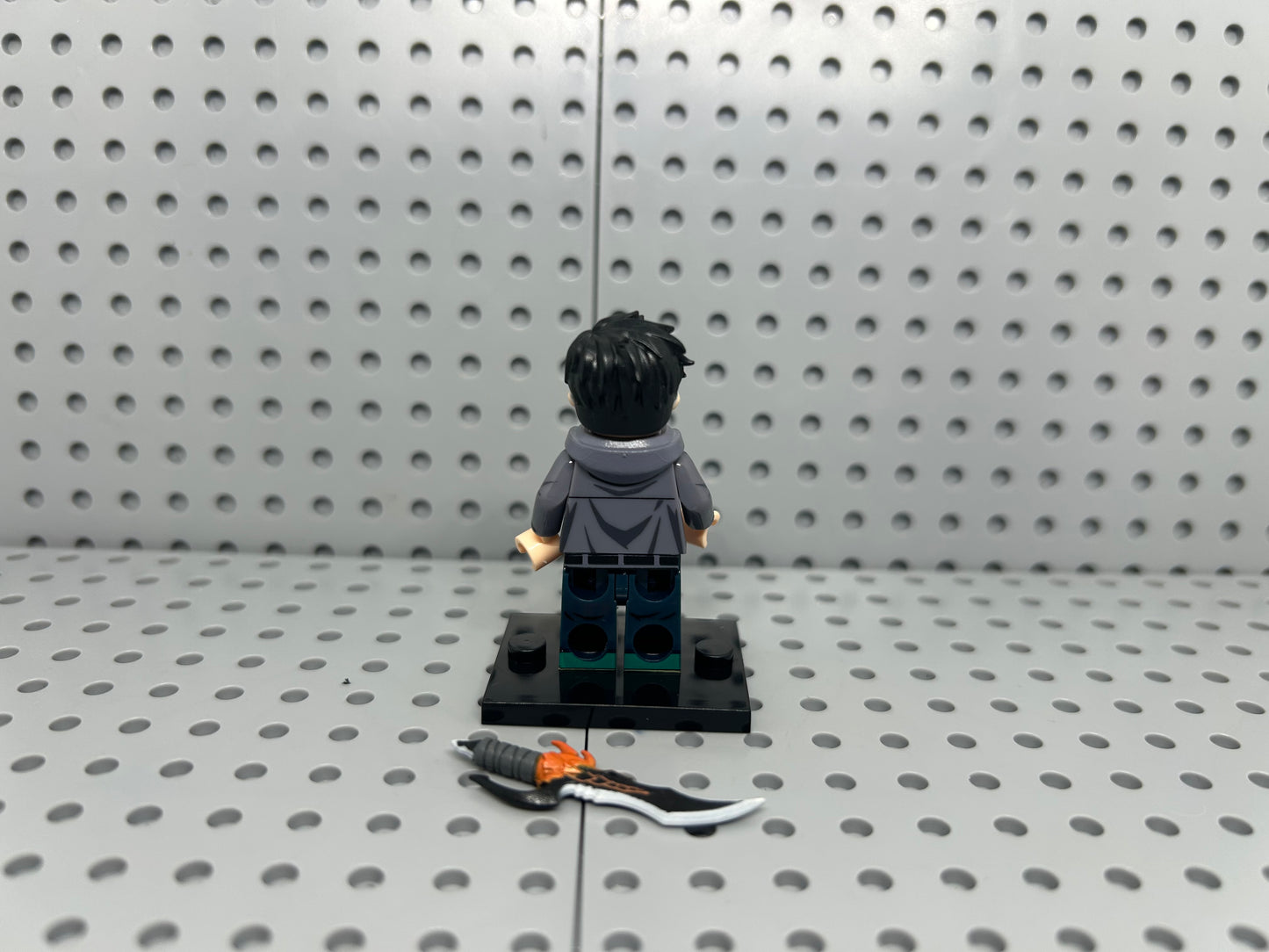 Dark Sovereign Fighter Custom Block-Style Figure