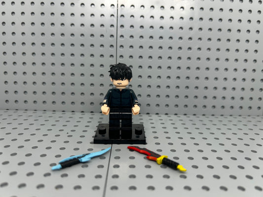 Shadow King Warrior Custom Block-Style Figure