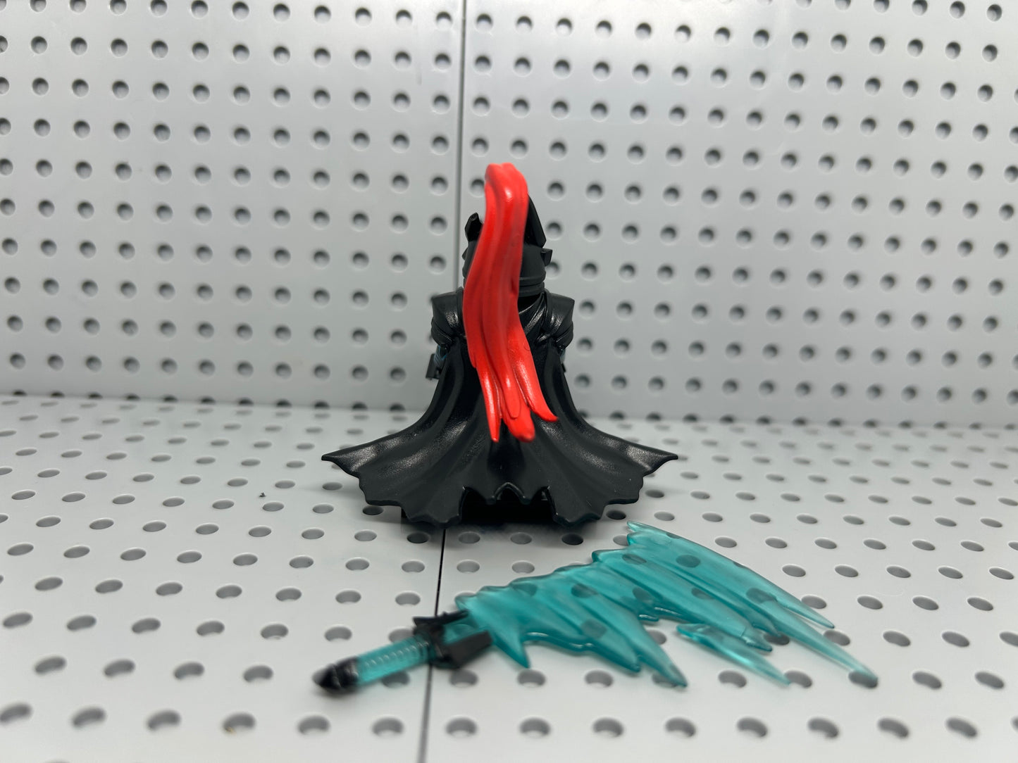 Shadow Blade Knight Custom Block-Style Figure