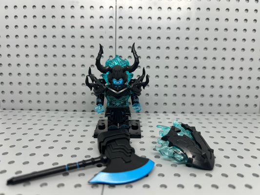 Ironclad Shadow Knight Custom Block-Style Figure