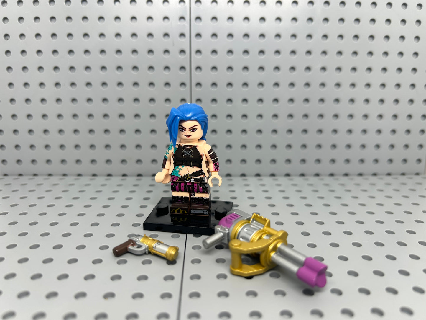 Wildfire Blast Girl Custom Block-Style Figure