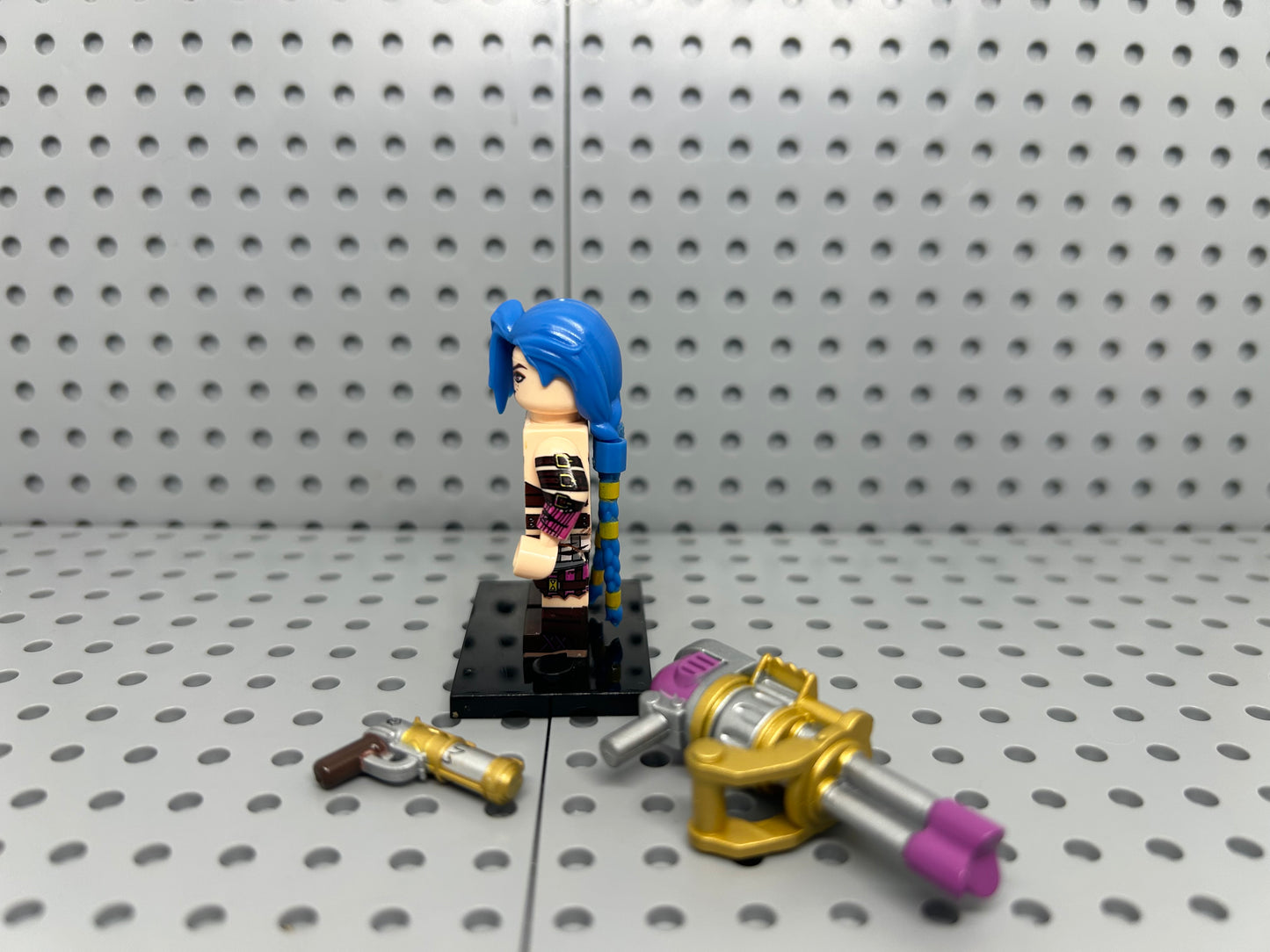 Wildfire Blast Girl Custom Block-Style Figure