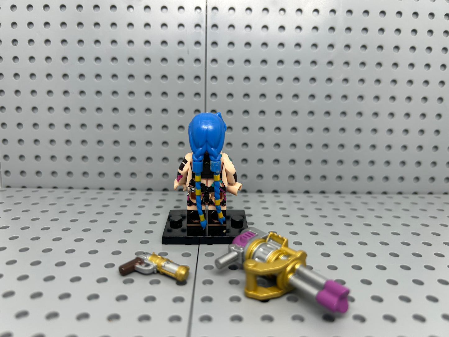 Wildfire Blast Girl Custom Block-Style Figure