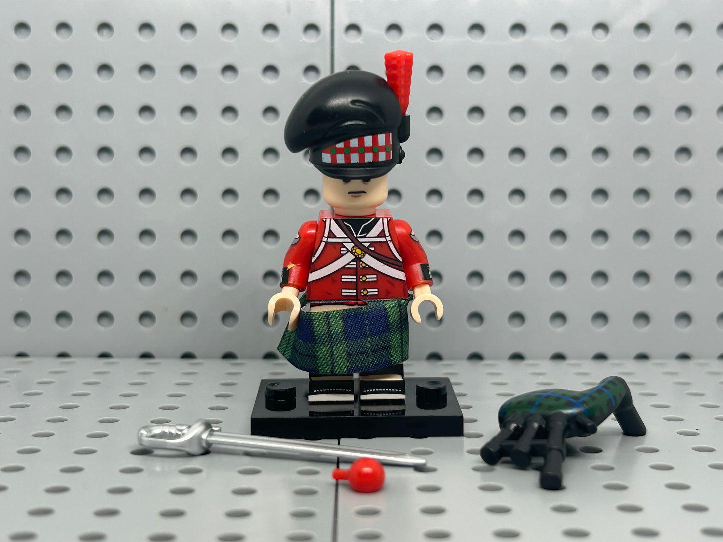 Scottish Highlander Piper Custom Minifigure