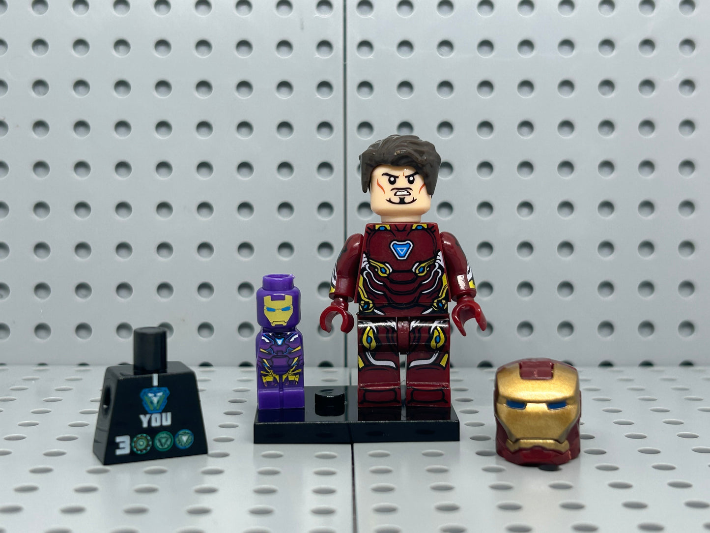 Arc Reactor Warrior Custom Minifigure