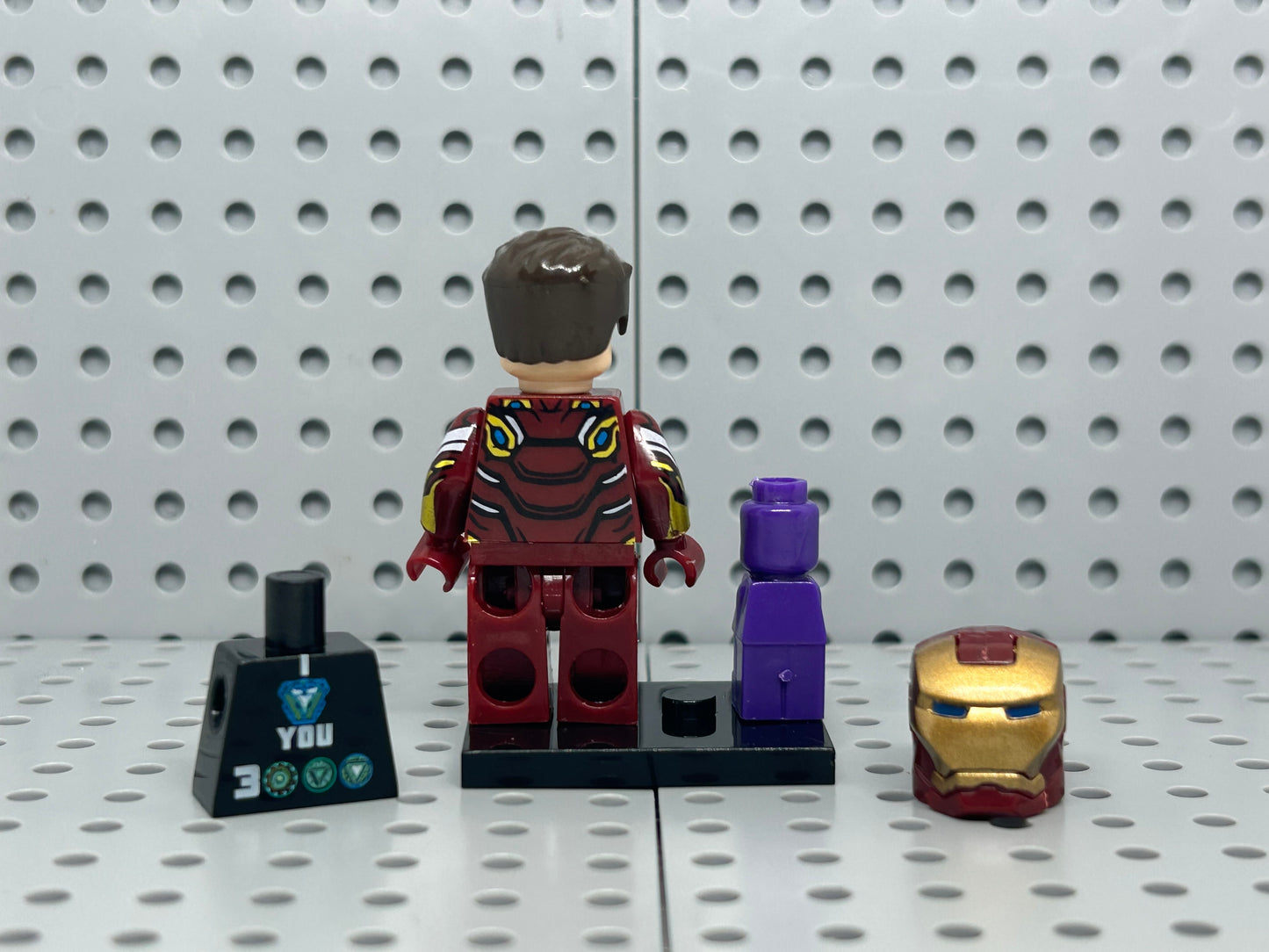 Arc Reactor Warrior Custom Minifigure