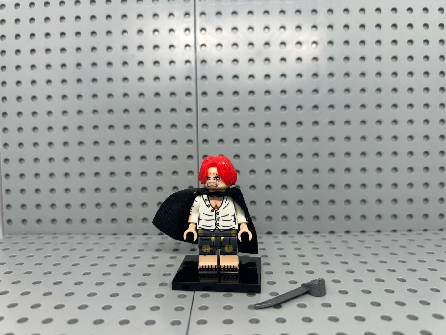 Red Haired Captain Custom  Minifigure