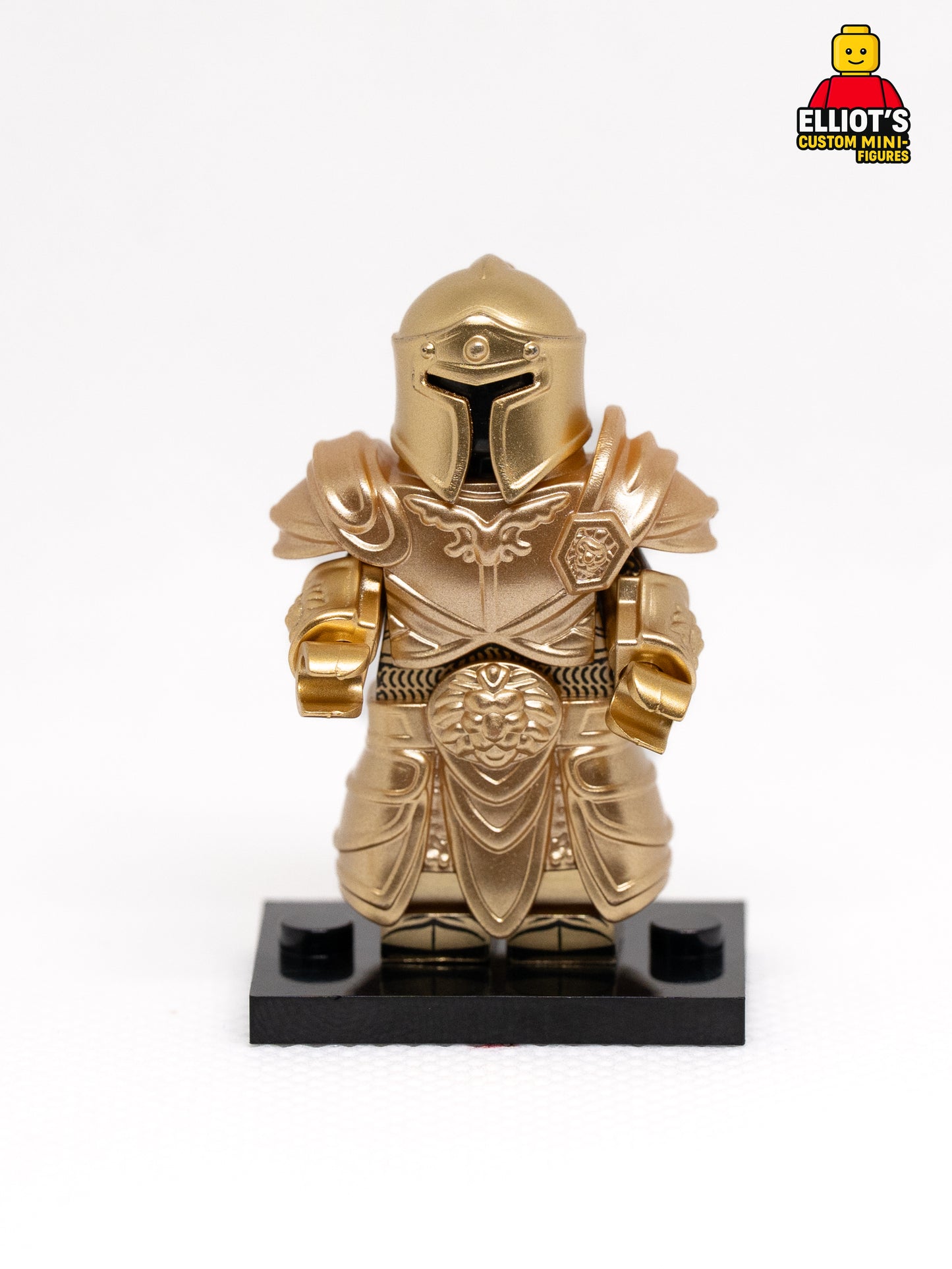 Medieval Golden Knight Custom Minifigure