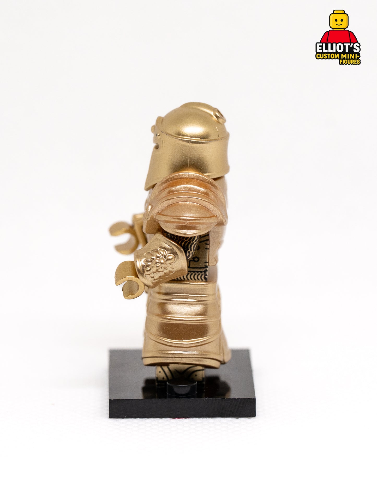 Medieval Golden Knight Custom Minifigure