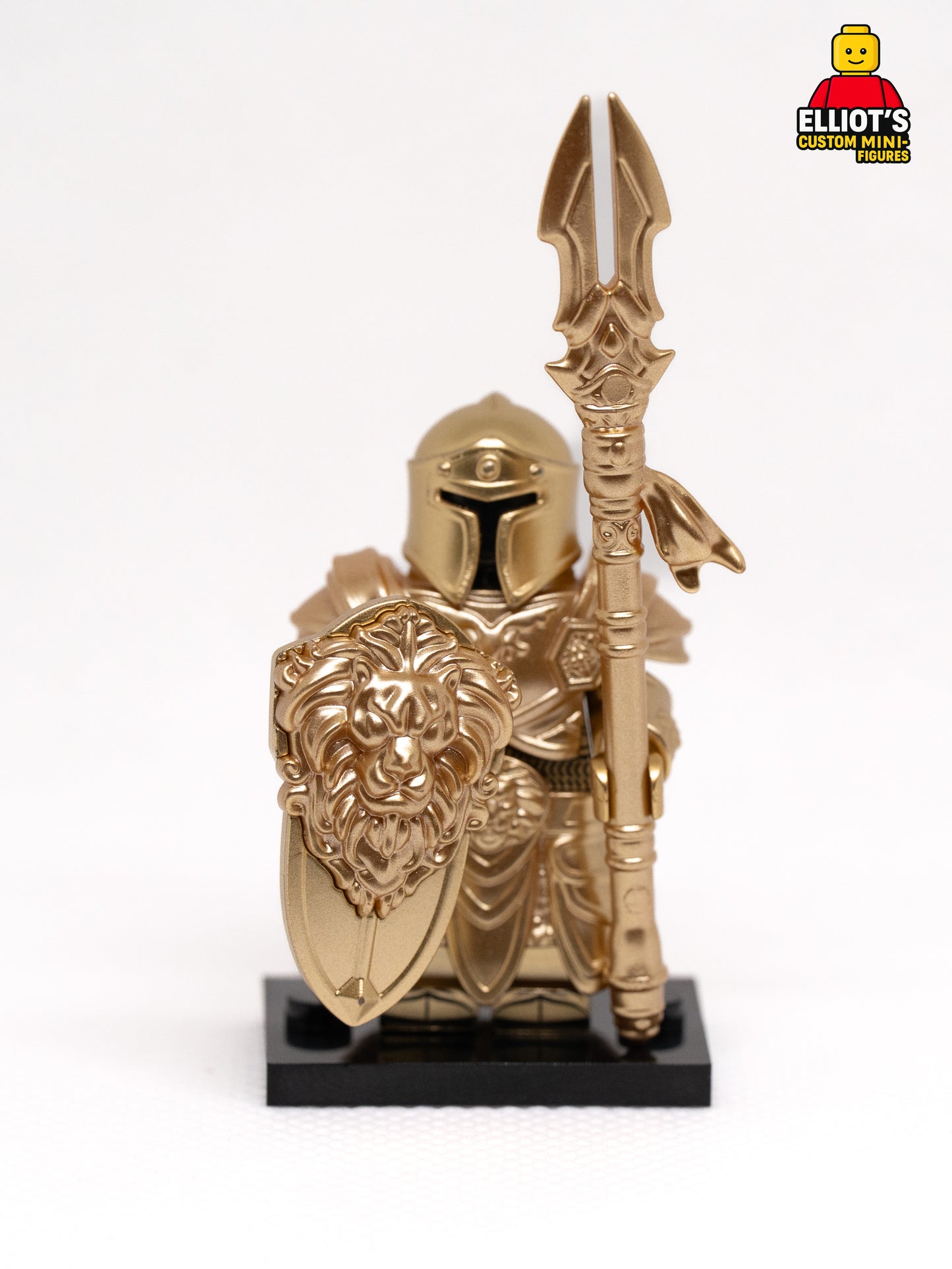 Medieval Golden Knight Custom Minifigure