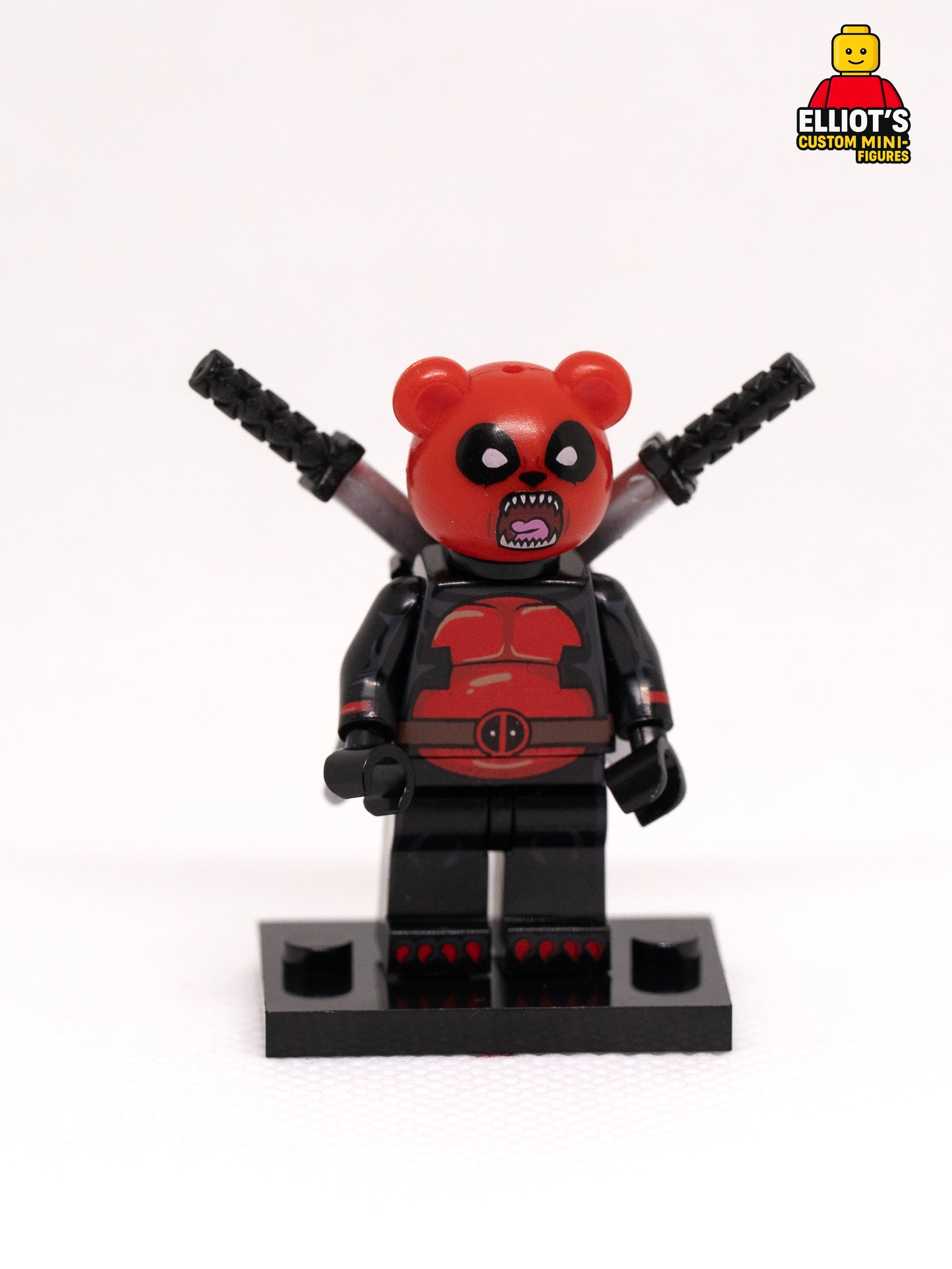 Masked Panda Mercenary Custom Minifigure