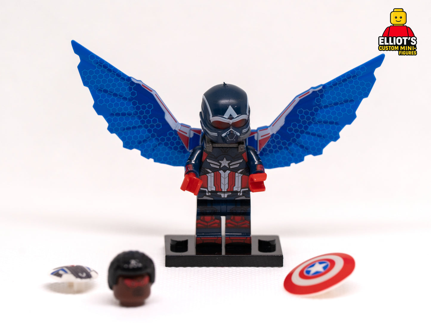 Falcon Shield Hero Custom Minifigure