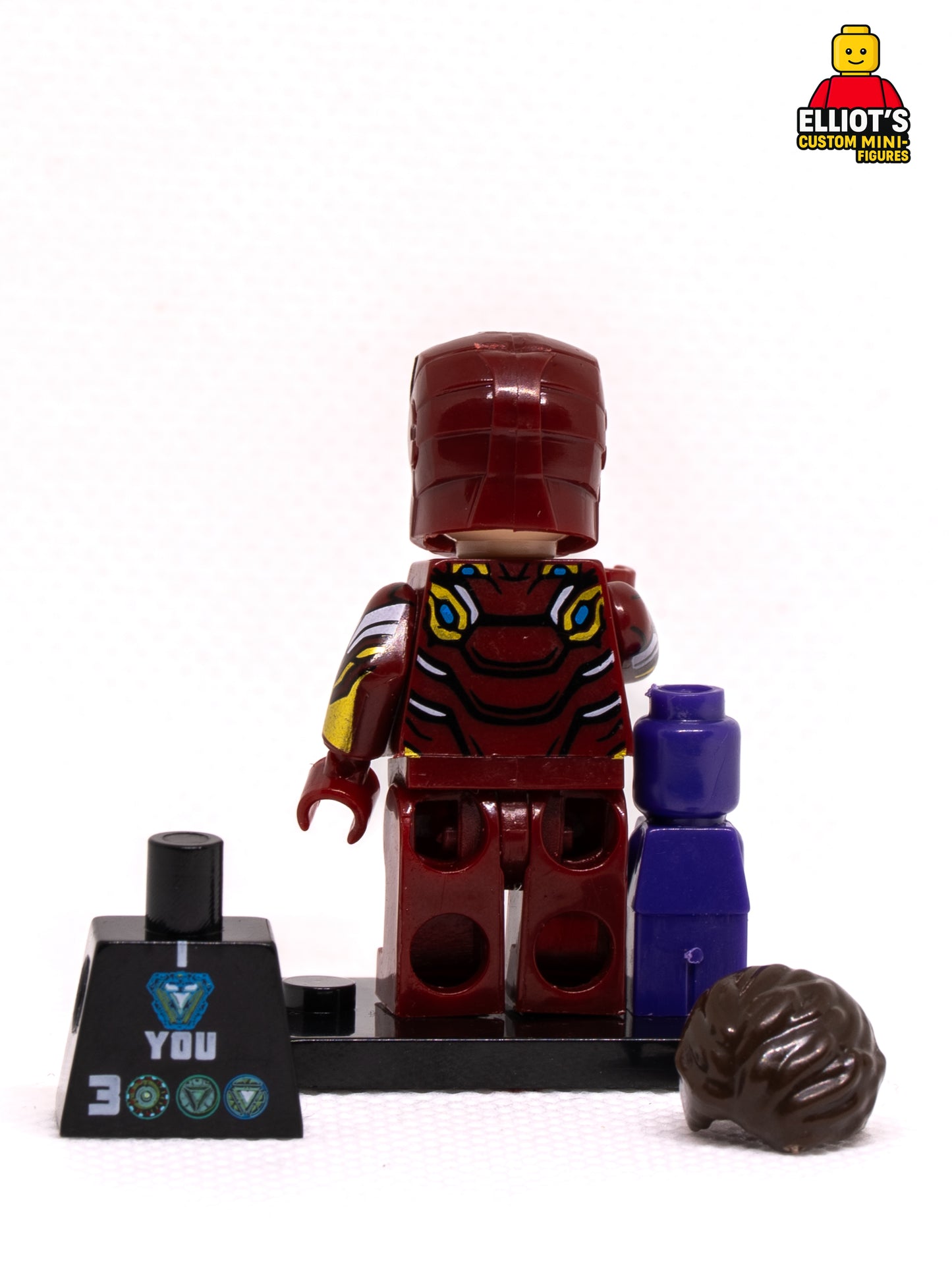 Arc Reactor Warrior Custom Minifigure