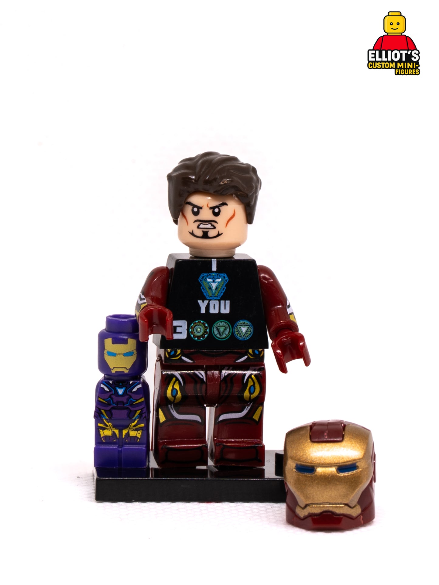 Arc Reactor Warrior Custom Minifigure