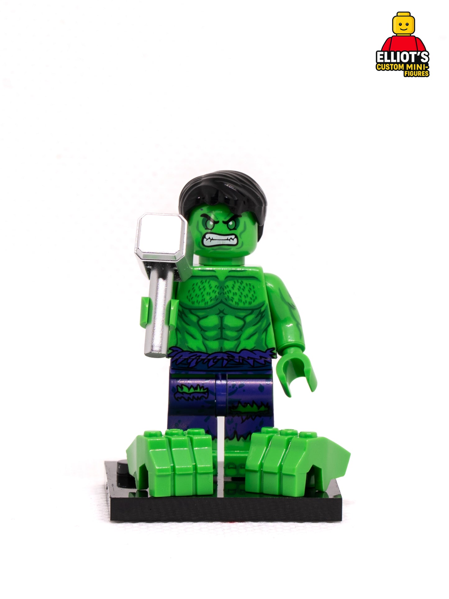 Green Rage Hero Custom Minifigure