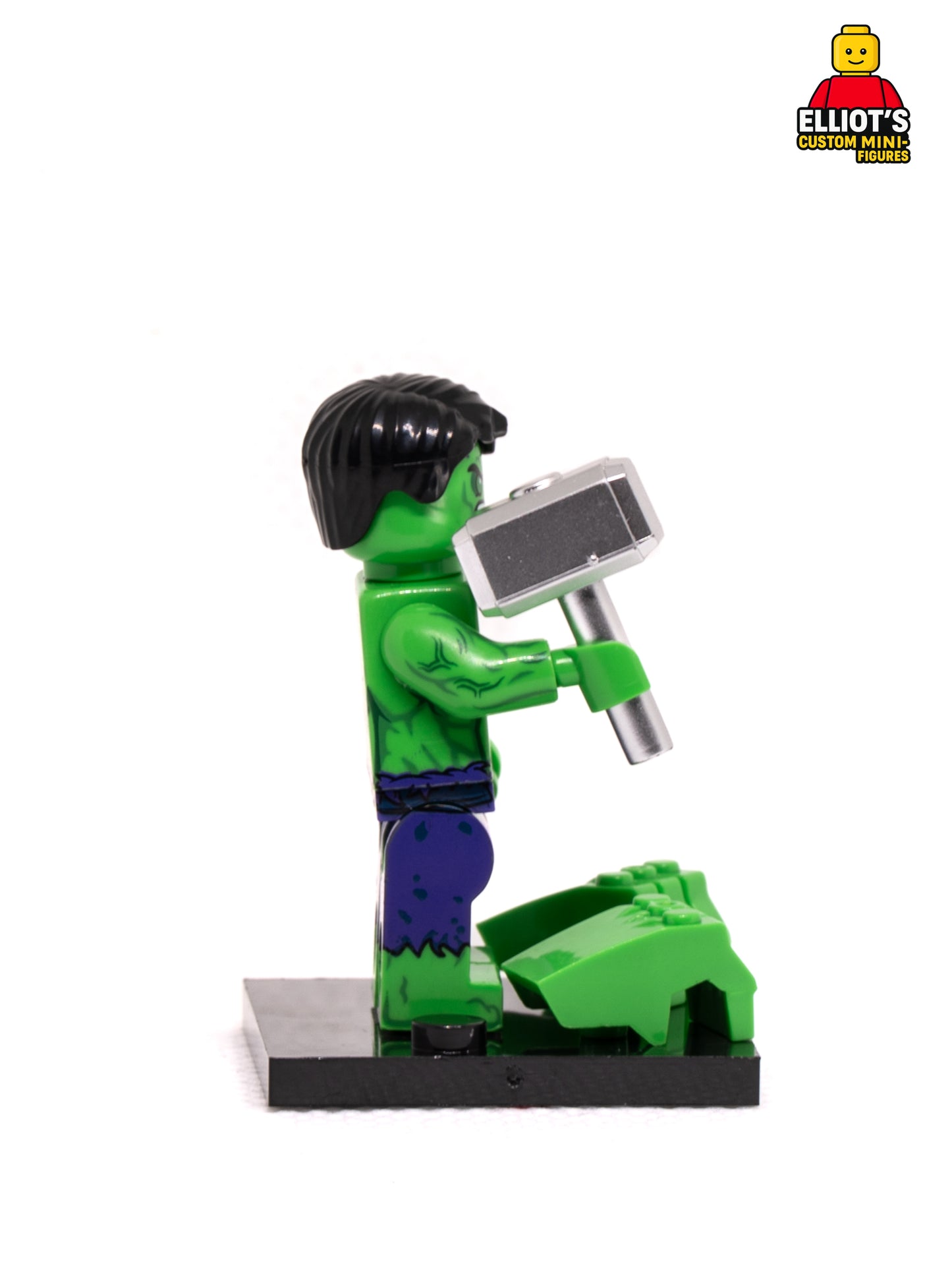 Green Rage Hero Custom Minifigure
