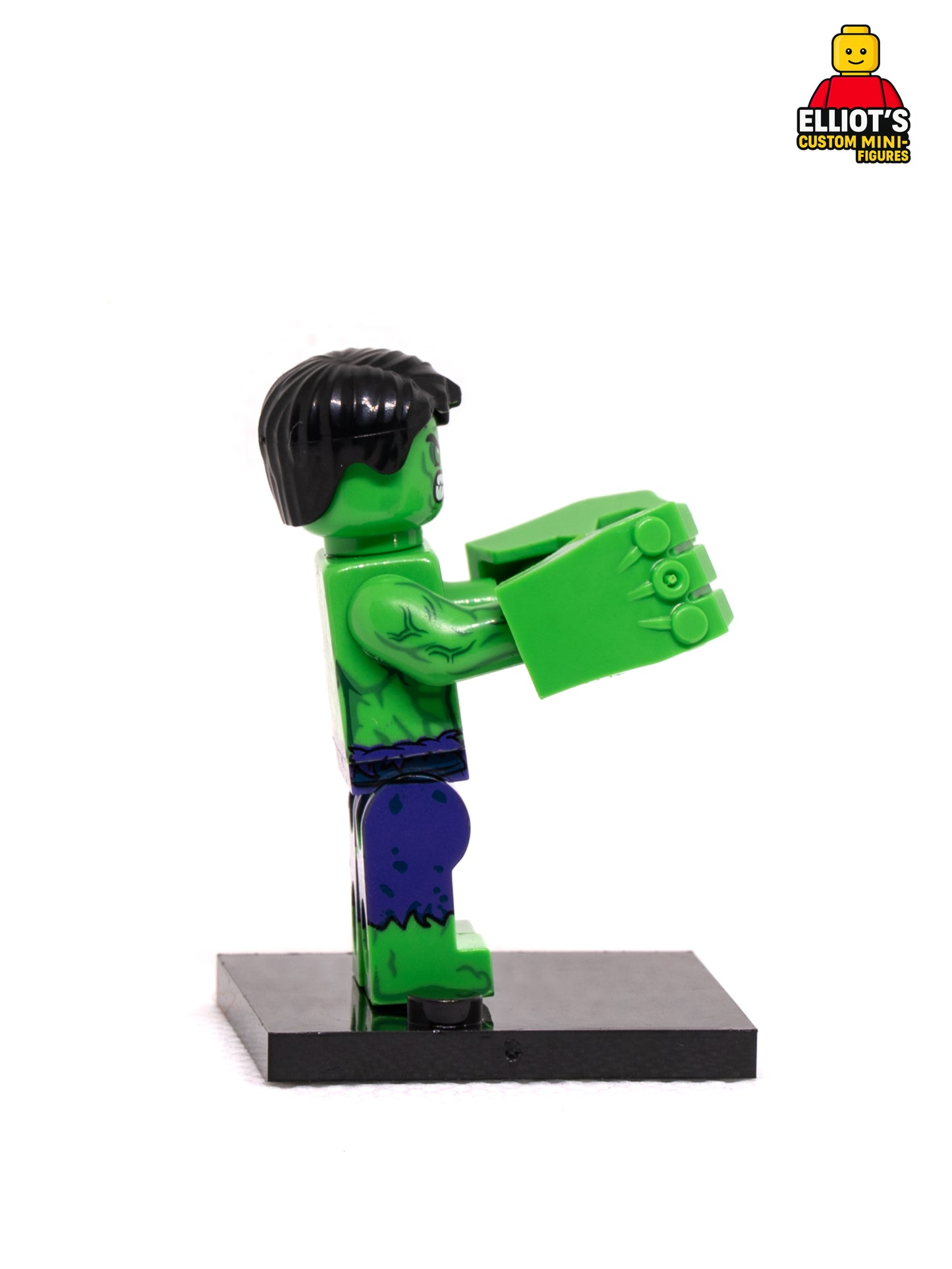 Green Rage Hero Custom Minifigure