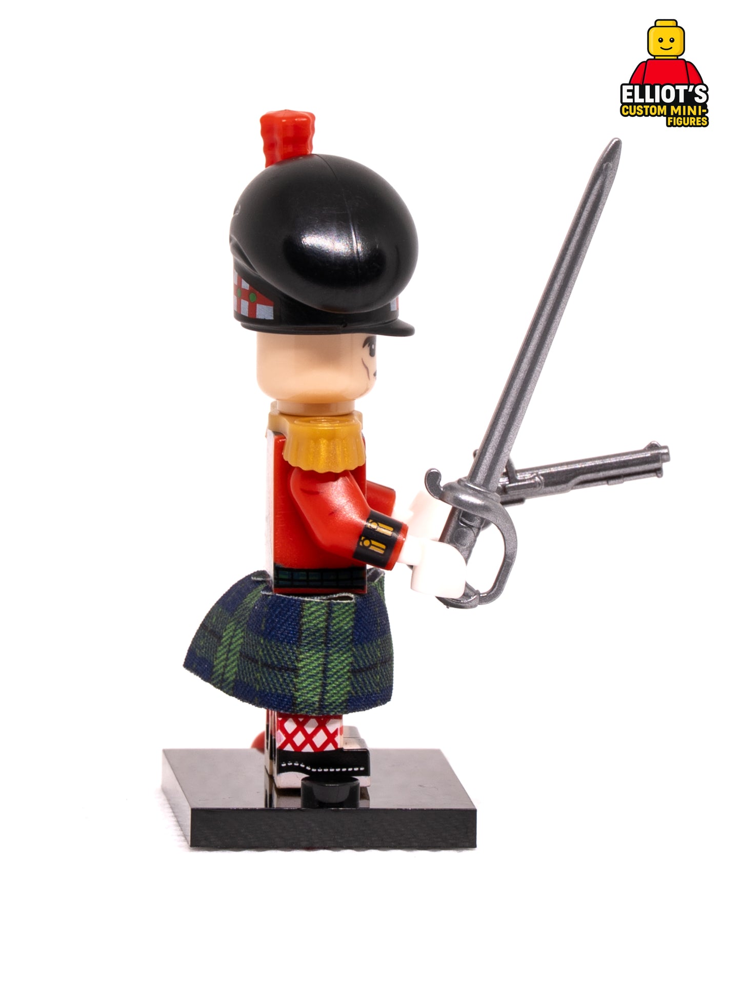 Scottish Highlander Officer Custom Minifigure