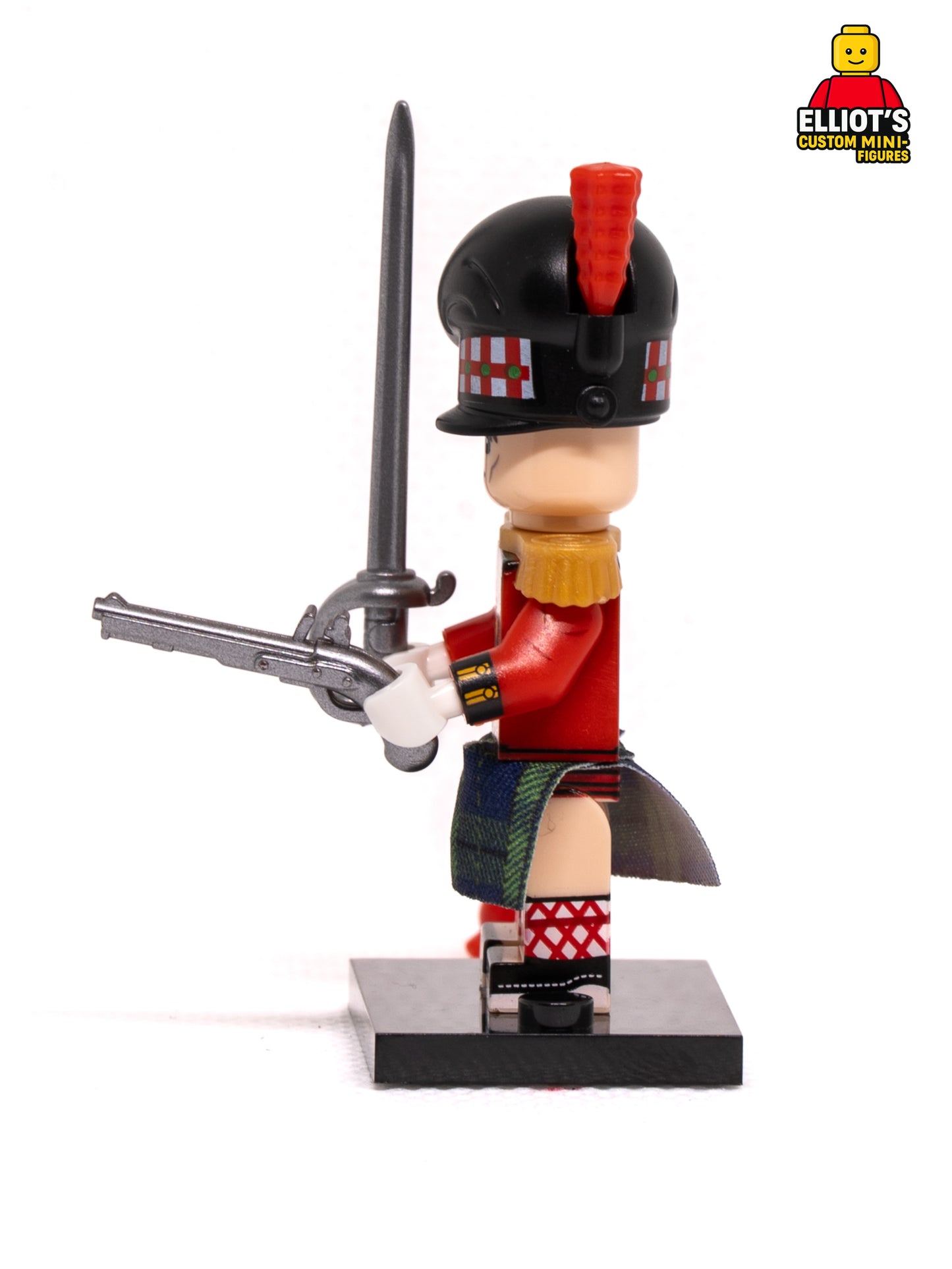 Scottish Highlander Officer Custom Minifigure