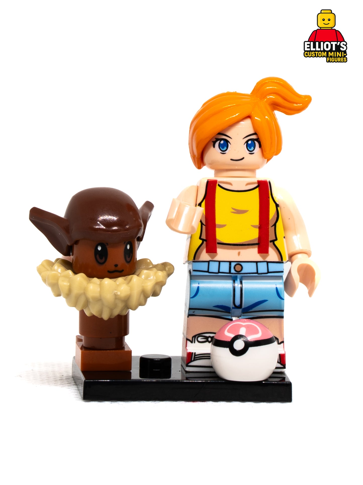 Water Gym Leader, Forest Tail Custom Minifigure