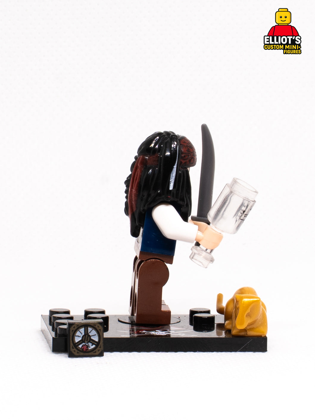 Caribbean Trickster Captain Custom Minifigure