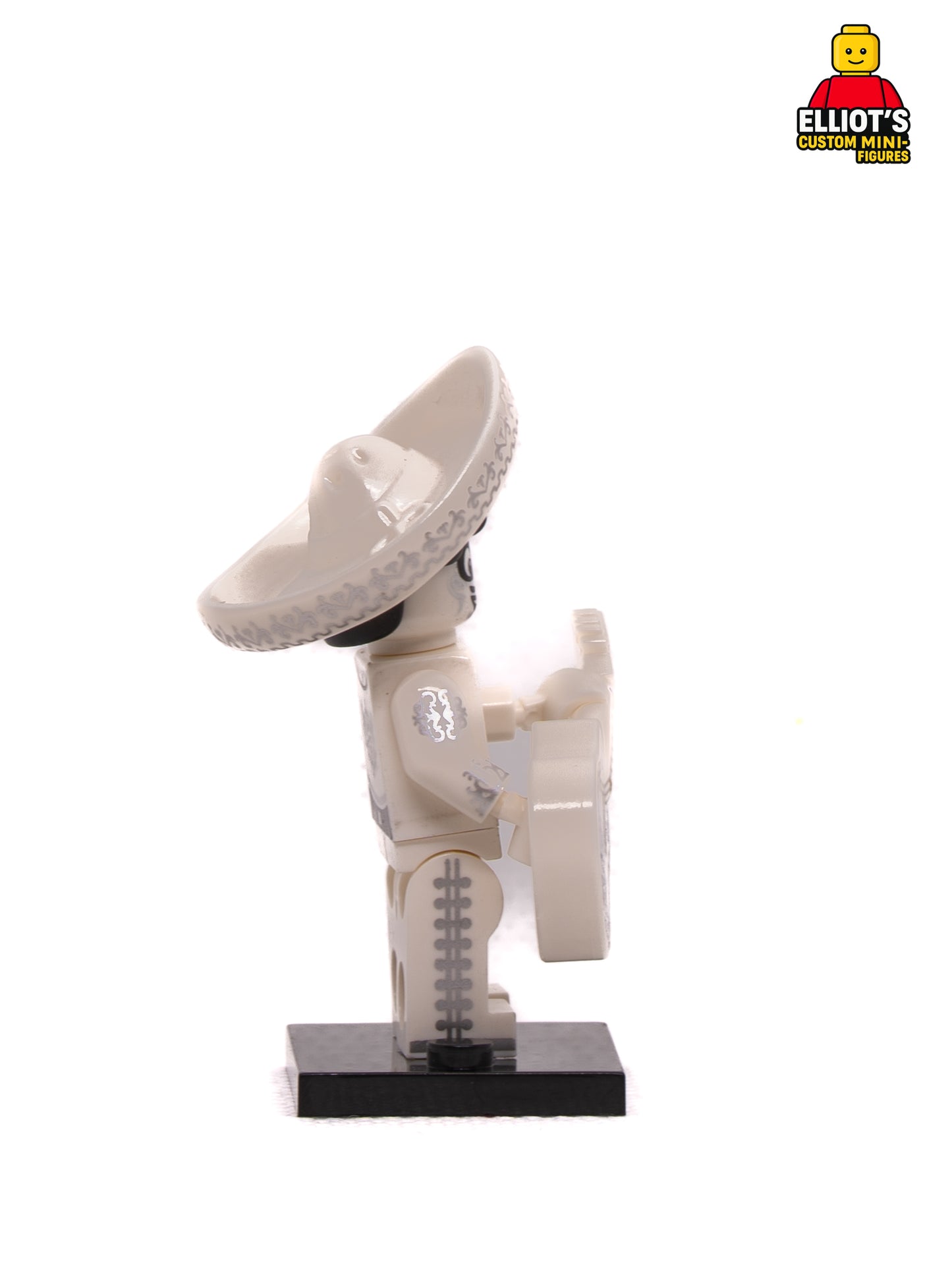 Skeleton Street Musician Custom Minifigure